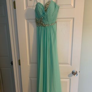 Jovani Mint Green Formal Dress